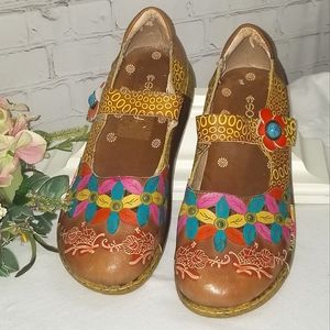 Socofy Wedge Mary Jane